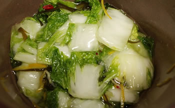 白菜の即席付け