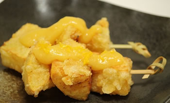 B級グルメでおなじみみそポテトの柚子風味