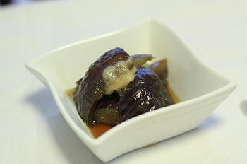 生姜スパイ酢でなすの簡単煮